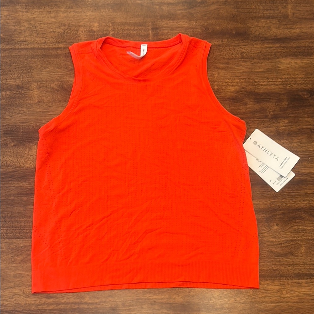 Athleta Women's Tank Top - Vibrant Orange